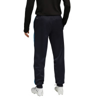 PUMA Olympique Marseille Pre-Match KING Anthem Trainingsbroek 2025-2026 Donkerblauw Lichtblauw