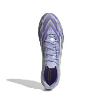 adidas F50 Sparkfusion Elite Low Gras / Kunstgras Voetbalschoenen (MG) Dames Paars Geel