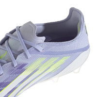 adidas F50 Sparkfusion Elite Low Gras / Kunstgras Voetbalschoenen (MG) Dames Paars Geel