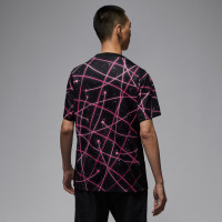 Nike Paris Saint-Germain Pre-Match Maillot d'Entraînement 2025-2026 Noir Rose Blanc