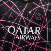 Nike Paris Saint-Germain Pre-Match Maillot d'Entraînement 2025-2026 Noir Rose Blanc