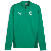 Cercle Brugge Academie Trainingstrui 1/4-Zip Groen Wit Spelers