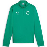 Cercle Brugge Academie Trainingstrui 1/4-Zip Junior Groen Wit Spelers