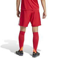Short de football adidas Tastigo 25 rouge et blanc