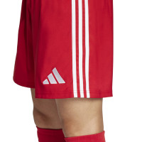 Short de football adidas Tastigo 25 rouge et blanc