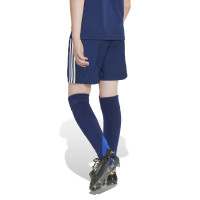 Short de football adidas Tastigo 25 pour Enfants, bleu foncé et blanc