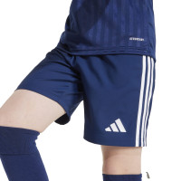 Short de football adidas Tastigo 25 pour Enfants, bleu foncé et blanc