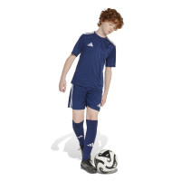Short de football adidas Tastigo 25 pour Enfants, bleu foncé et blanc