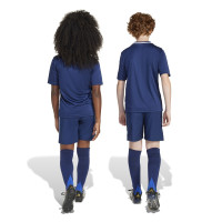 Short de football adidas Tastigo 25 pour Enfants, bleu foncé et blanc