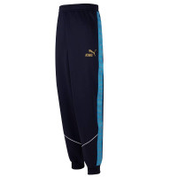 PUMA Olympique Marseille Pre-Match KING Anthem Trainingsbroek 2025-2026 Donkerblauw Lichtblauw