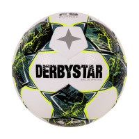 Derbystar Brillant TB Ballon de Foot en Salle Taille 4 Blanc Vert Jaune Vif