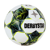 Derbystar Brillant TB Ballon de Foot en Salle Taille 4 Blanc Vert Jaune Vif