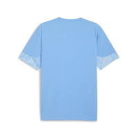 PUMA Manchester City Ensemble Training 2025-2026 Enfants Bleu Clair Bleu Foncé Blanc