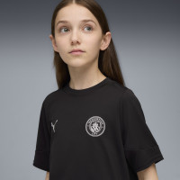 PUMA Manchester City Maillot d'Entraînement 2025-2026 Enfants Noir Blanc