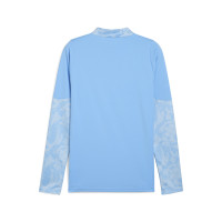 PUMA Manchester City Trainingstrui 1/4-Zip 2025-2026 Lichtblauw Wit