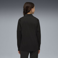 PUMA Manchester City Trainingspak 1/4-Zip 2025-2026 Kids Zwart Zilver