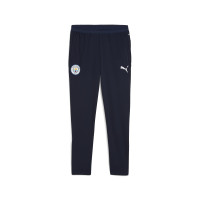 PUMA Manchester City Pantalon d'Entraînement 2025-2026 Bleu Foncé Blanc