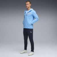 PUMA Manchester City Pantalon d'Entraînement 2025-2026 Bleu Foncé Blanc