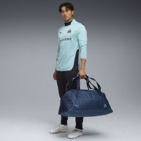 PUMA Olympique Marseille Haut d'Entraînement 1/4-Zip 2025-2026 Bleu Foncé Blanc