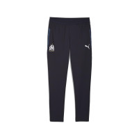PUMA Olympique Marseille Survêtement 1/4-Zip 2025-2026 Bleu Clair Bleu Foncé Blanc