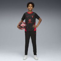 PUMA AC Milan Trainingsbroek 2025-2026 Kids Zwart Rood