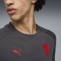 PUMA AC Milan Pumatech Zomerset 2025-2026 Donkergrijs Zwart Rood