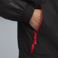 PUMA AC Milan Pumatech Trainingsjack Woven 2025-2026 Zwart Rood
