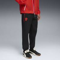 PUMA AC Milan Pumatech Woven Trainingspak Hooded Full-Zip 2025-2026 Zwart Rood
