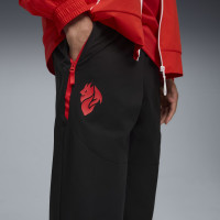 PUMA AC Milan Pumatech Pantalon d'Entraînement Woven 2025-2026 Noir Rouge