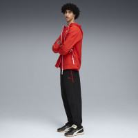 PUMA AC Milan Pumatech Pantalon d'Entraînement Woven 2025-2026 Noir Rouge