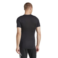 adidas TECHFIT Ondershirt Korte Mouwen Zwart