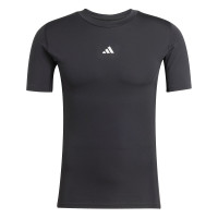 adidas TECHFIT Ondershirt Korte Mouwen Zwart