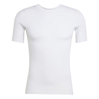 adidas TECHFIT Sous-Maillot à Manches Courtes Blanc