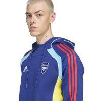 adidas Arsenal Urban Purist Sweat à Capuche 2025-2026 Bleu Foncé Rouge Jaune Blanc