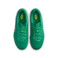 Nike Tiempo Legend 10 Academy Gazon Naturel Gazon Artificiel Chaussures de Foot (MG) Enfants Vert Blanc Bleu