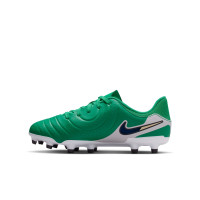 Nike Tiempo Legend 10 Academy Gazon Naturel Gazon Artificiel Chaussures de Foot (MG) Enfants Vert Blanc Bleu