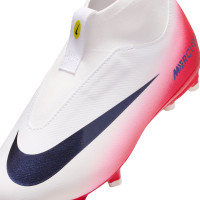Nike Zoom Mercurial Superfly 10 Academy Gazon Naturel Artificiel Chaussures de Foot (MG) Enfants Blanc Rouge Noir