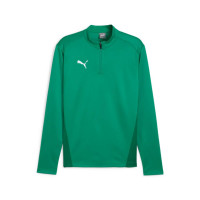 PUMA teamGOAL Haut d'Entraînement 1/4-Zip Vert Blanc