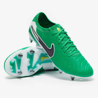 Nike Tiempo Legend 10 Elite IJzeren-Nop Voetbalschoenen (SG) Pro Player Groen Wit Blauw