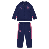 Castore Feyenoord Trainingspak Full-Zip 2025-2026 Peuters Donkerblauw Roze