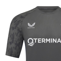 Castore Feyenoord Trainingsshirt 2025-2026 Donkergrijs Wit