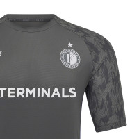 Castore Feyenoord Trainingsset 2025-2026 Donkergrijs Wit