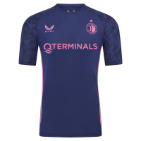 Castore Feyenoord Ensemble Training 2025-2026 Bleu Foncé Rose