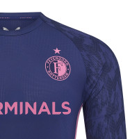 Castore Feyenoord Ensemble Training 2025-2026 Bleu Foncé Rose