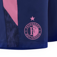 Castore Feyenoord Trainingsbroekje 2025-2026 Donkerblauw Roze
