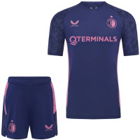 Castore Feyenoord Ensemble Training 2025-2026 Enfants Bleu Foncé Rose