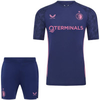 Castore Feyenoord Ensemble Training 2025-2026 Bleu Foncé Rose