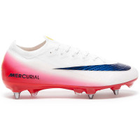Nike Zoom Mercurial Vapor 16 Elite IJzeren-Nop Voetbalschoenen (SG) Pro Player Wit Rood Zwart