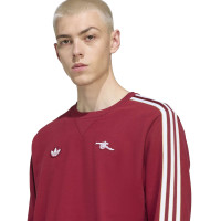 adidas Arsenal Terrace Icons Sweat-Shirt Rouge Blanc