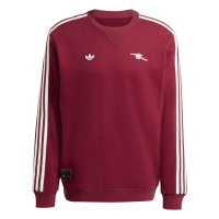 adidas Arsenal Terrace Icons Sweat-Shirt Rouge Blanc